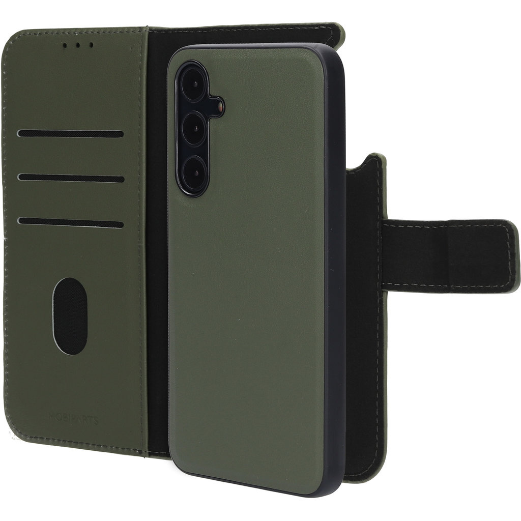 Mobiparts Mobiparts Leather 2 in 1 Wallet Case Samsung Galaxy A55 (2024) Green