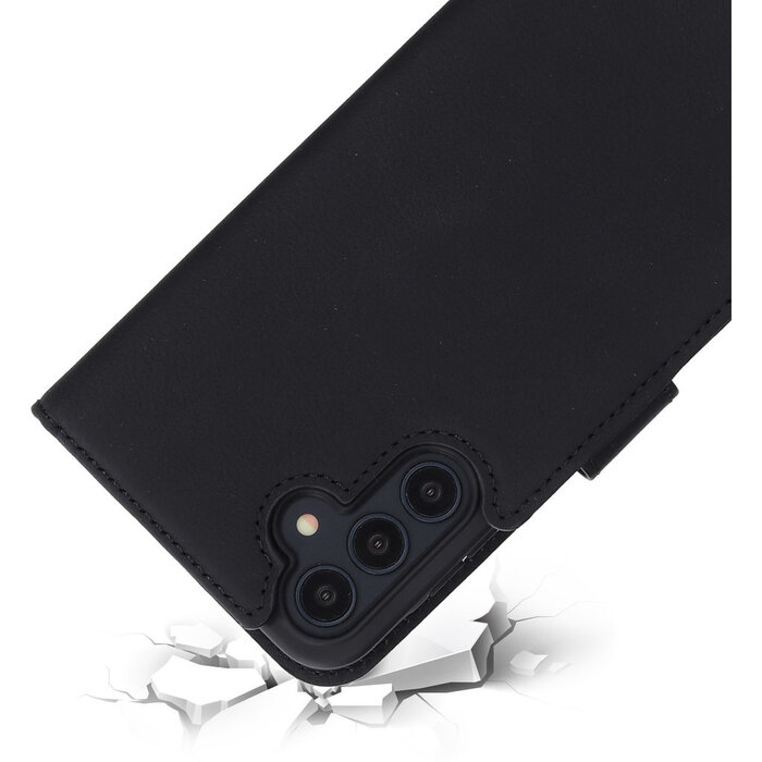 Mobiparts Mobiparts Samsung Galaxy A15 Leren Wallet Hoesje Zwart (MP-127157)
