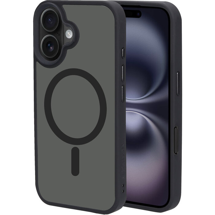 Mobiparts Mobiparts Hardcover iPhone 16 Satin Black (MagSafe) (MP-127205)