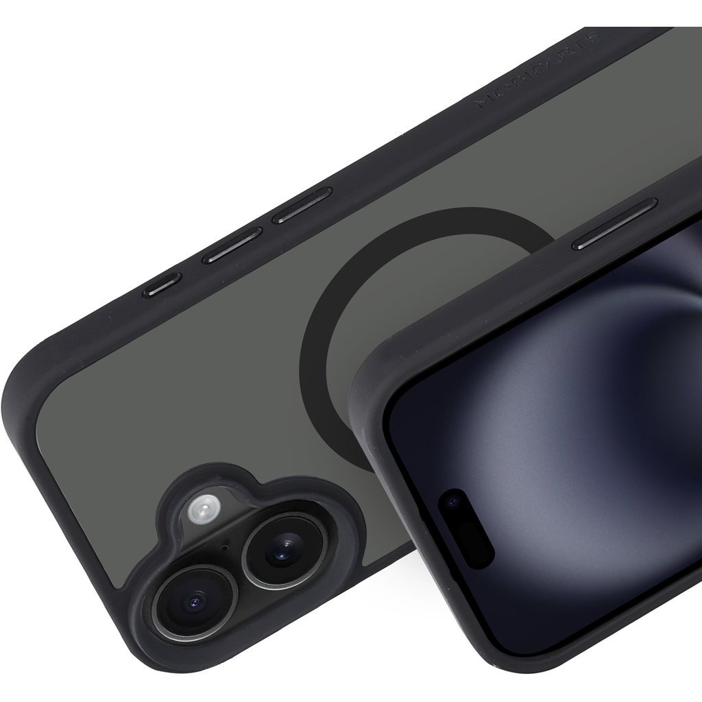 Mobiparts Mobiparts Hardcover iPhone 16 Satin Black (MagSafe) (MP-127205)