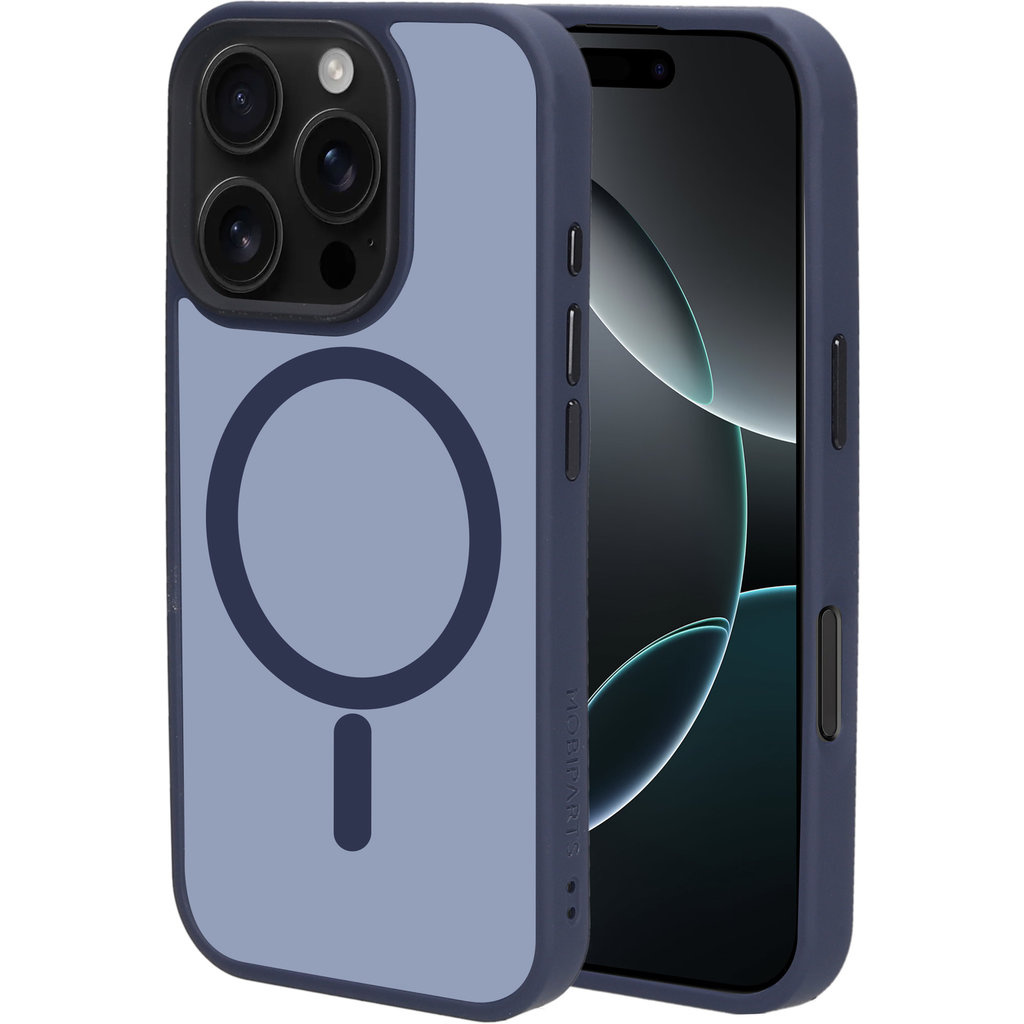 Mobiparts Mobiparts Hardcover Apple iPhone 16 Pro Satin Blue (Magsafe Compatible)