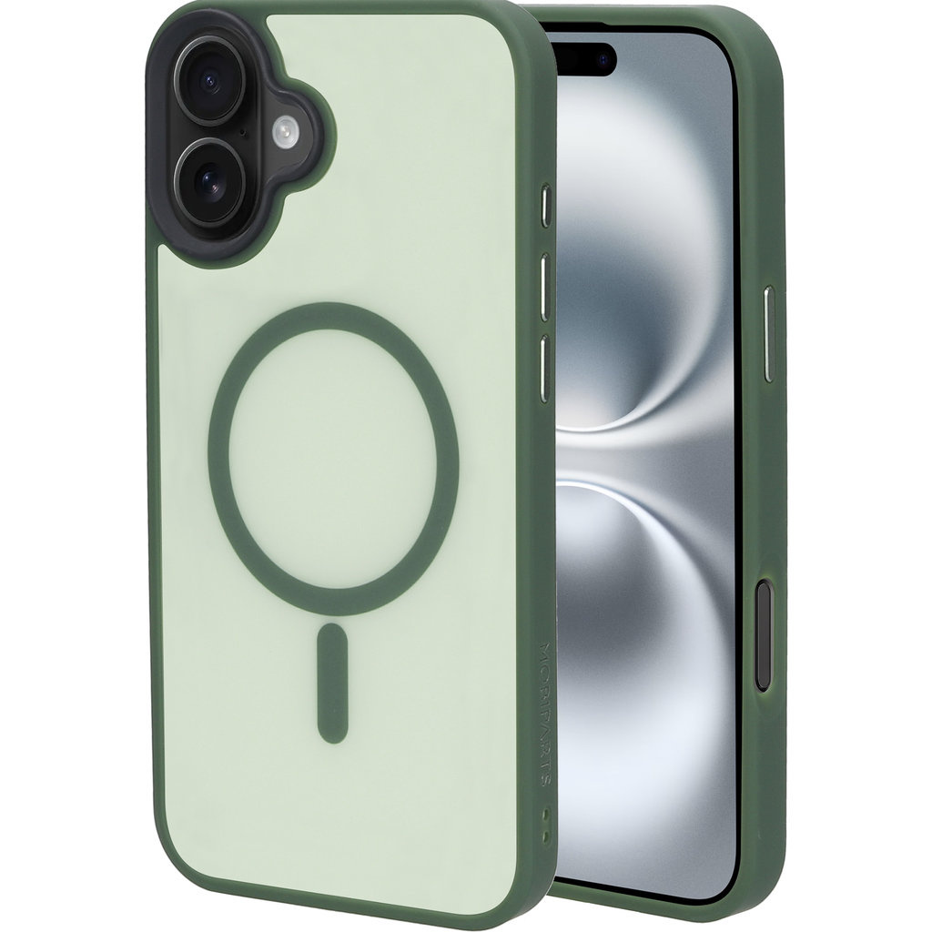 Mobiparts Mobiparts Hardcover Apple iPhone 16 Plus Satin Green (Magsafe Compatible)