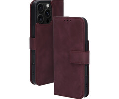 Mobiparts Mobiparts Classic Wallet Case Apple iPhone 16 Pro Max Velvet Red (MagSafe Compatible)