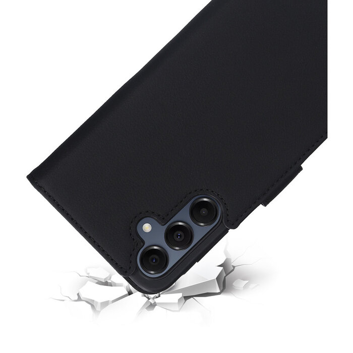 Mobiparts Mobiparts Leather Wallet Case Samsung Galaxy A16 Black