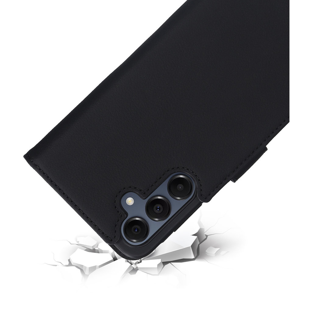 Mobiparts Mobiparts Leather Wallet Case Samsung Galaxy A16 Black