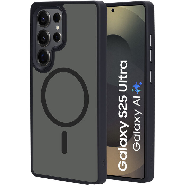 Mobiparts Mobiparts Hardcover Samsung Galaxy S25 Ultra Satin Black (Magsafe Compatible)