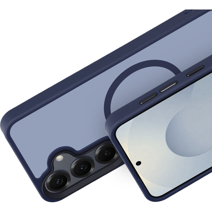 Mobiparts Mobiparts Hardcover Samsung Galaxy S25 Satin Blue (Magsafe Compatible)