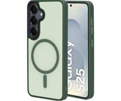 Mobiparts Mobiparts Samsung S25 Hoesje MagSafe Groen