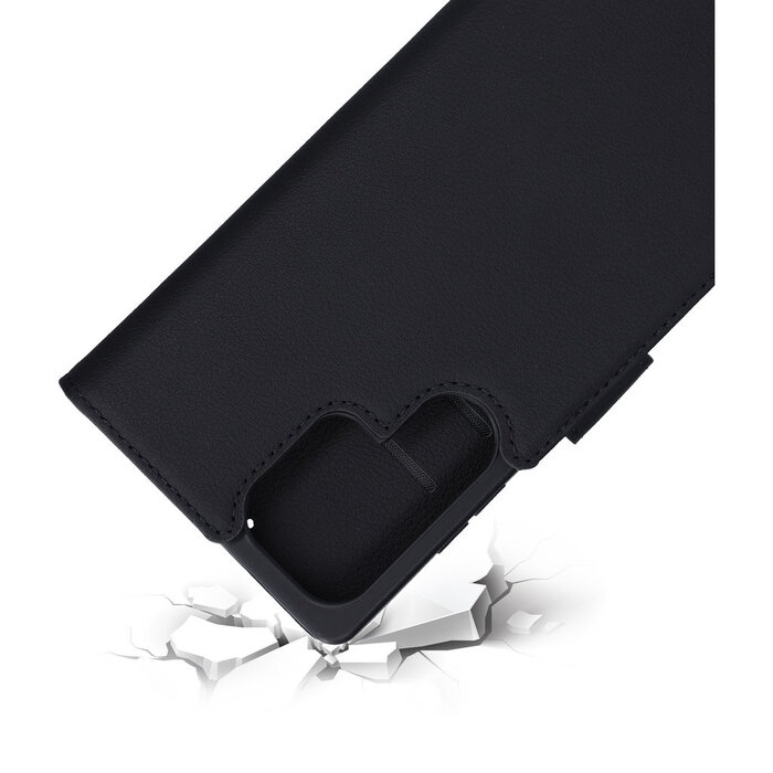 Mobiparts Mobiparts Leren Wallet Hoesje Samsung S25 Ultra Zwart (MP-128592)