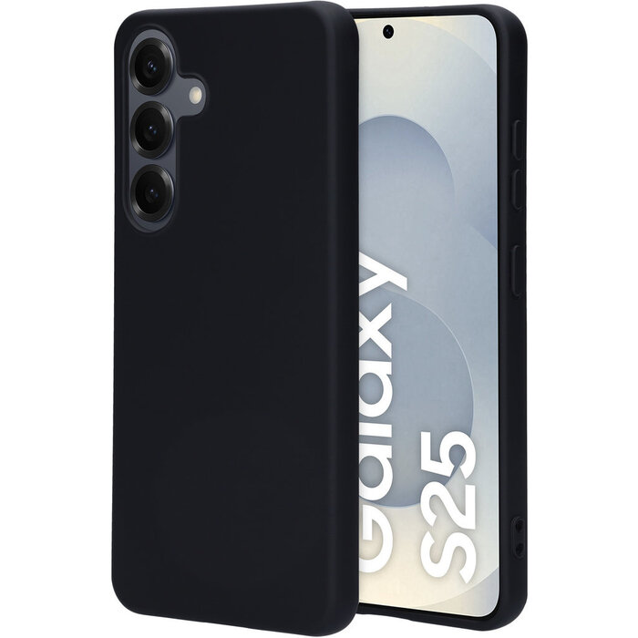 Mobiparts Mobiparts Silicone Cover Samsung Galaxy S25 Black