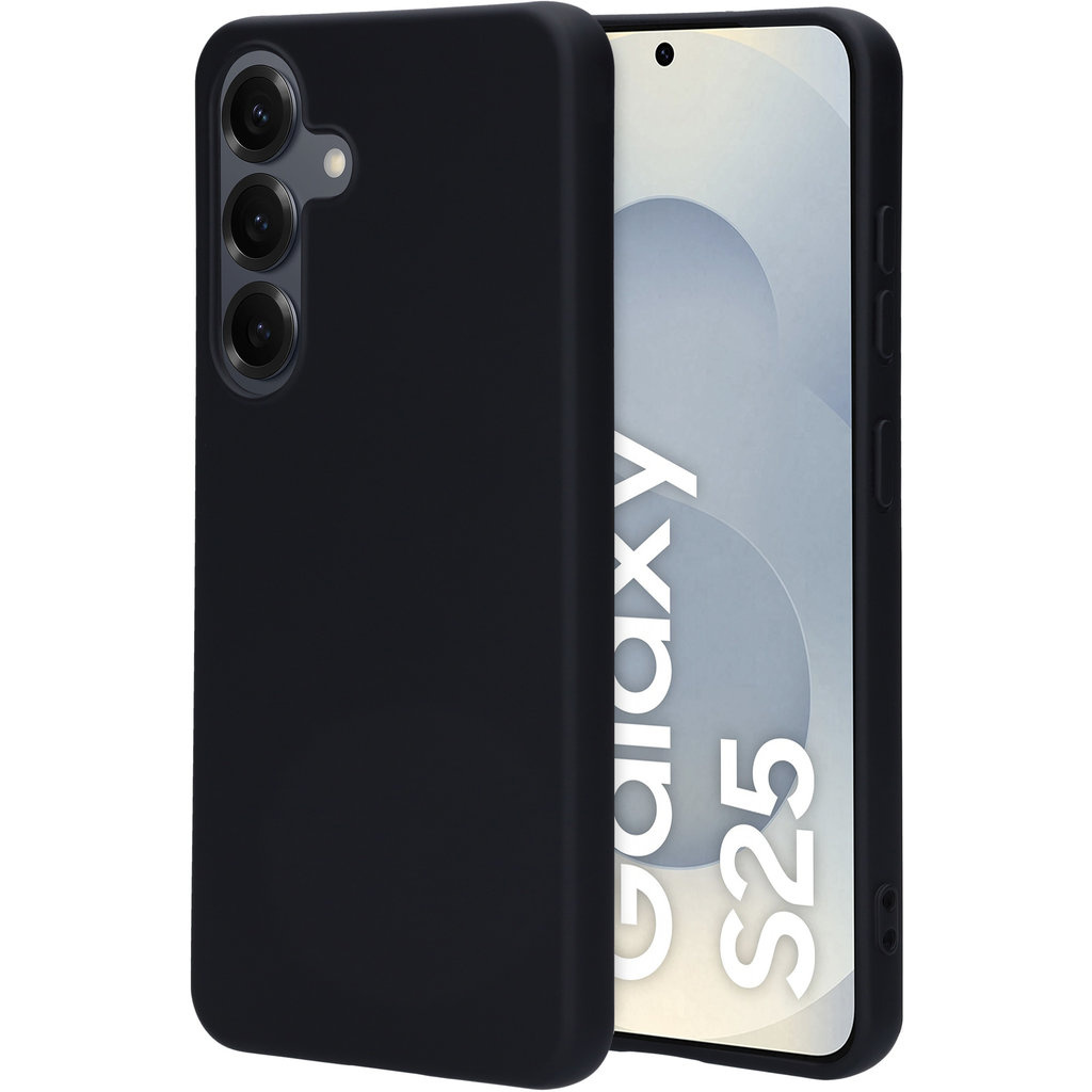 Mobiparts Mobiparts Silicone Cover Samsung Galaxy S25 Black