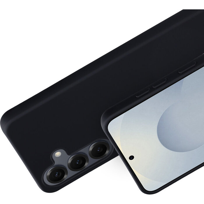 Mobiparts Mobiparts Silicone Cover Samsung Galaxy S25 Black