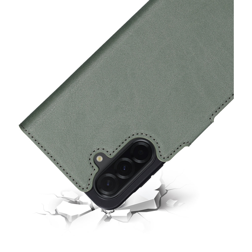 Mobiparts Mobiparts Classic Wallet Case Samsung Galaxy A36 Stone Green