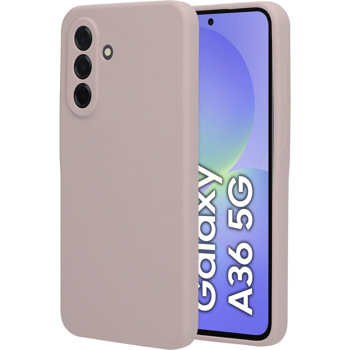 Mobiparts Mobiparts Silicone Cover Samsung Galaxy A36 Soft Salmon