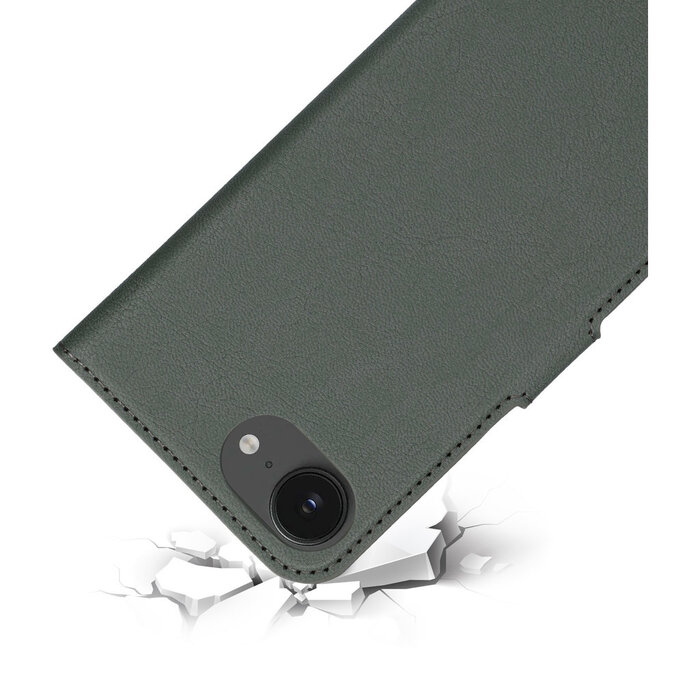 Mobiparts Mobiparts Classic Wallet iPhone 16e Groen MagSafe (MP-128831)