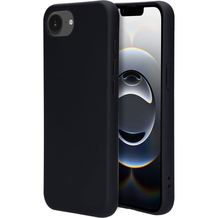 Mobiparts Mobiparts Silicone Cover Apple iPhone 16e Black