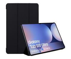 Mobiparts Mobiparts Galaxy Tab S10 Ultra Hoes met Standaard - Zwart