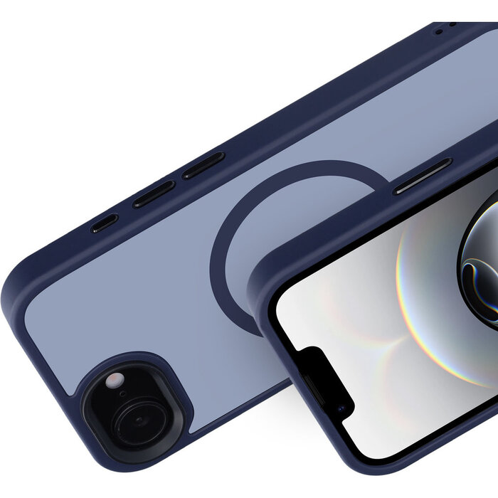 Mobiparts Mobiparts Hardcover iPhone 16e Satin Blue MagSafe (MP-128946)