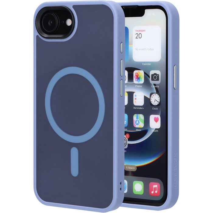 Mobiparts Mobiparts Hardcover Apple iPhone 16e Satin Light Blue(Magsafe Compatible)