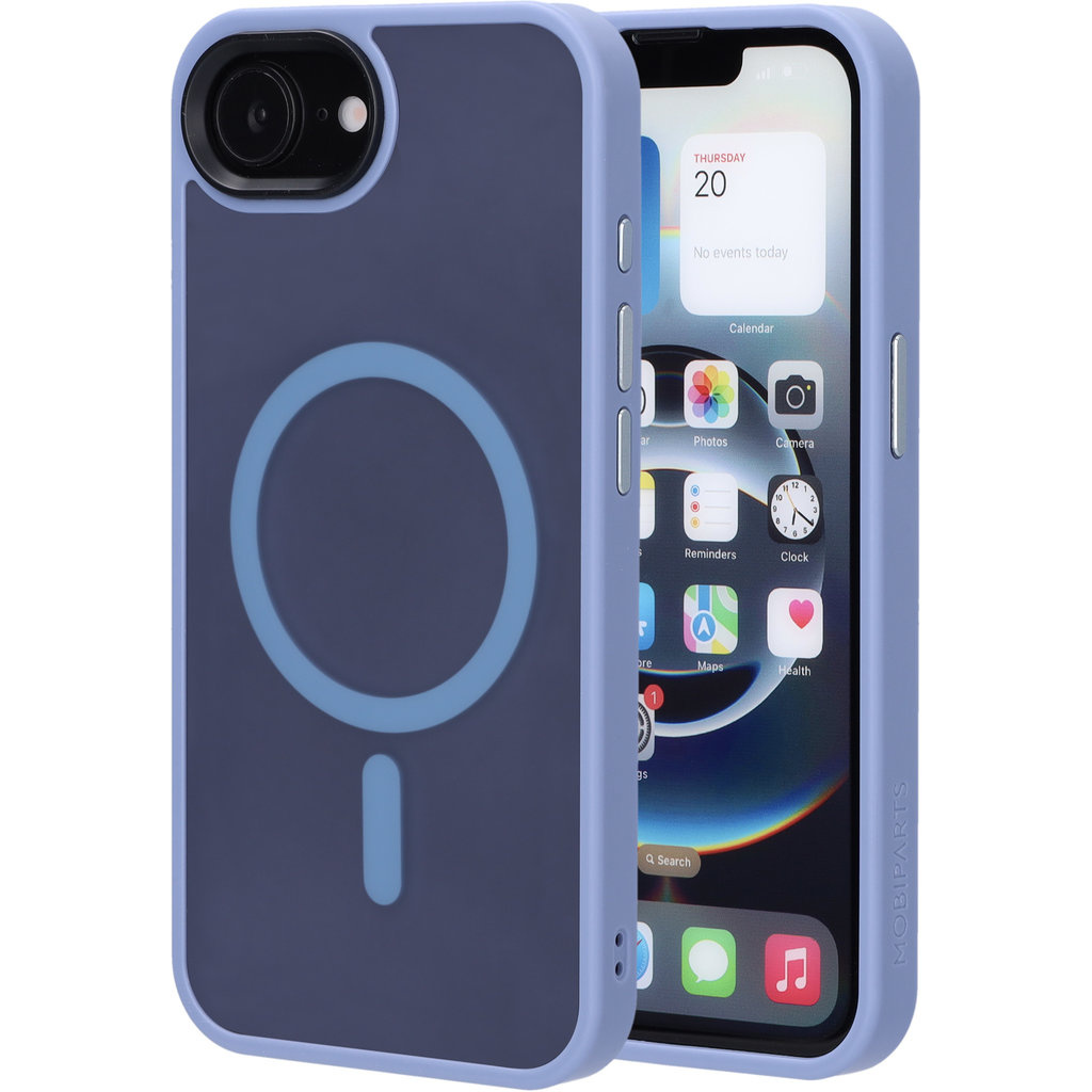 Mobiparts Mobiparts Hardcover Apple iPhone 16e Satin Light Blue(Magsafe Compatible)