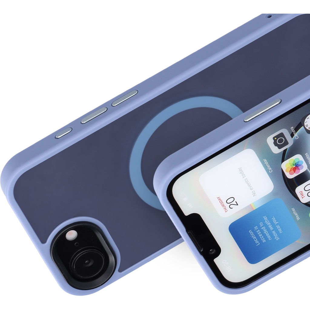 Mobiparts Mobiparts Hardcover Apple iPhone 16e Satin Light Blue(Magsafe Compatible)