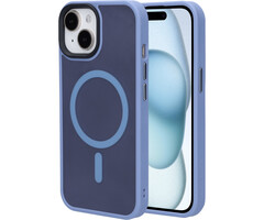 Mobiparts Mobiparts Hardcover iPhone 15 - Satin Light Blue (MagSafe)