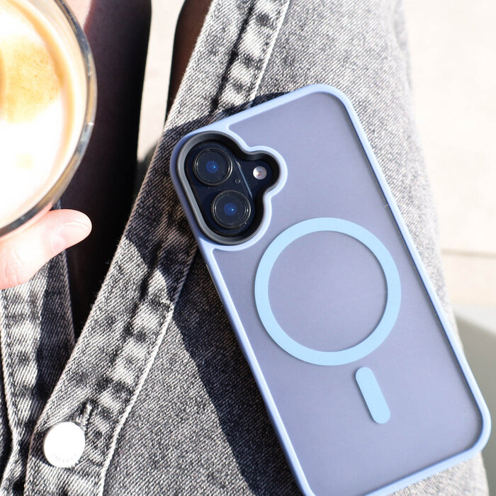 Mobiparts Mobiparts Hardcover iPhone 16 Pro MagSafe Light Blue (MP-128952)