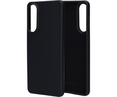 Mobiparts Mobiparts S25 Edge Silicone Soft-Touch Zwart