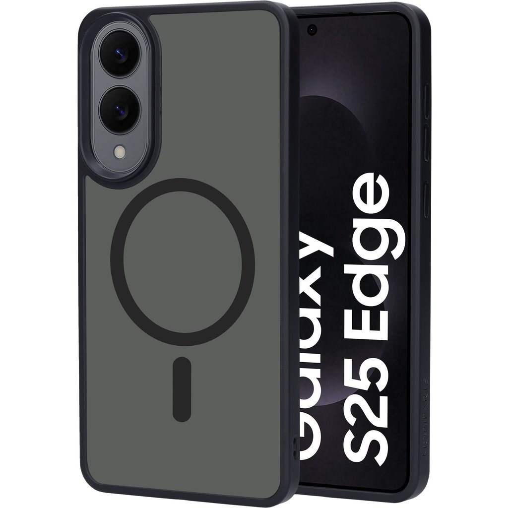 Mobiparts Mobiparts Hardcover Samsung Galaxy S25 Edge MagSafe Zwart (MP-129303)
