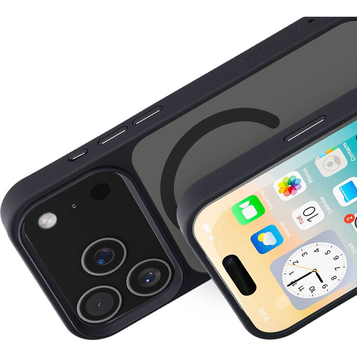 Mobiparts Mobiparts Hardcover iPhone 17 Pro Satin Black (MagSafe) (MP-130066)