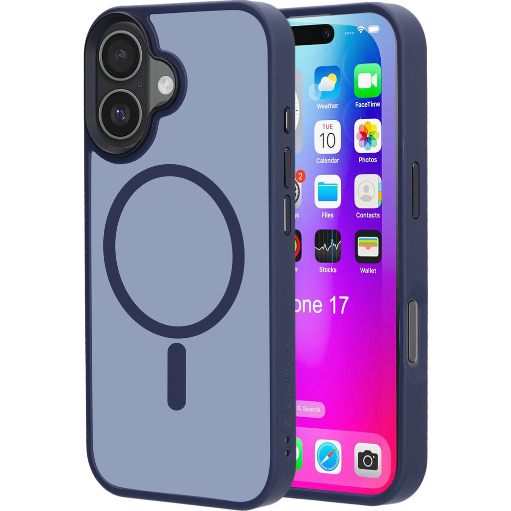 Mobiparts Mobiparts Hardcover Apple iPhone 17 Satin Blue (Magsafe Compatible)