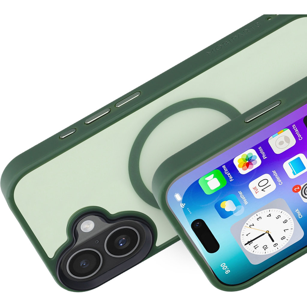 Mobiparts Mobiparts Hardcover iPhone 17 Satin Green (MagSafe) MP-130072
