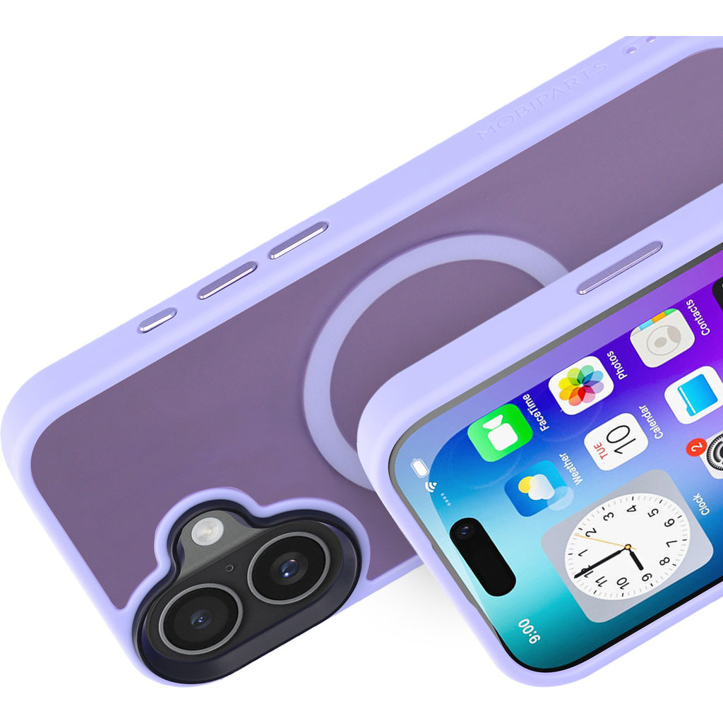 Mobiparts Mobiparts Hardcover Apple iPhone 17 Satin Lila (Magsafe Compatible)