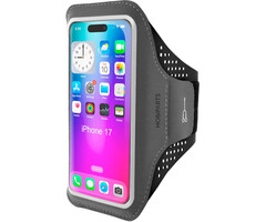 Mobiparts Mobiparts Comfort Fit Sportarmband iPhone 17 Zwart