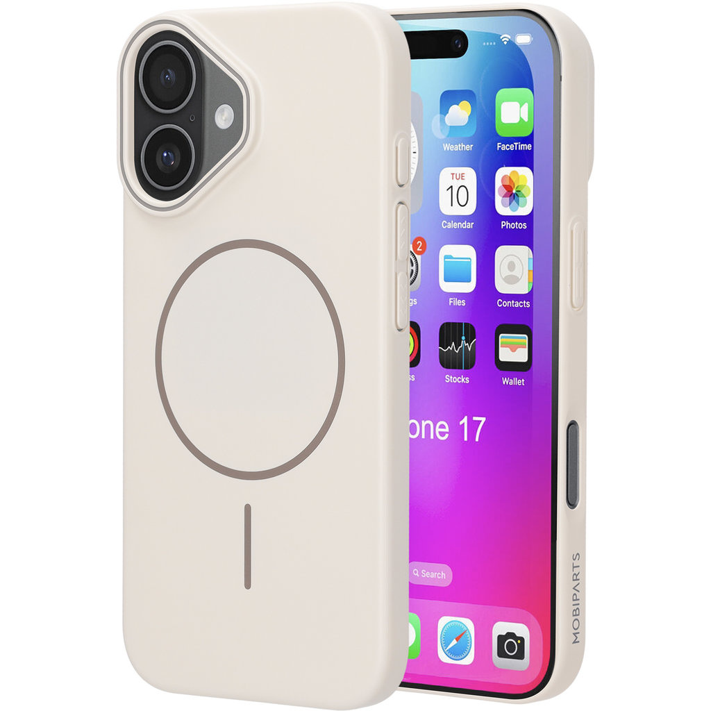 Mobiparts Mobiparts Slim Line Case iPhone 17 MagSafe Off White (MP-130307)