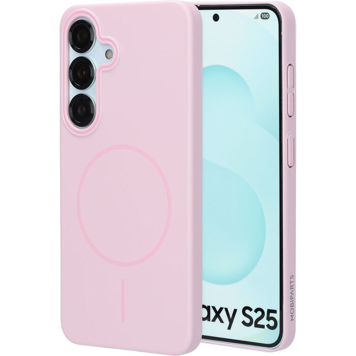 Mobiparts Mobiparts Slim Line Galaxy S25 MagSafe Blush Pink (MP-130330)