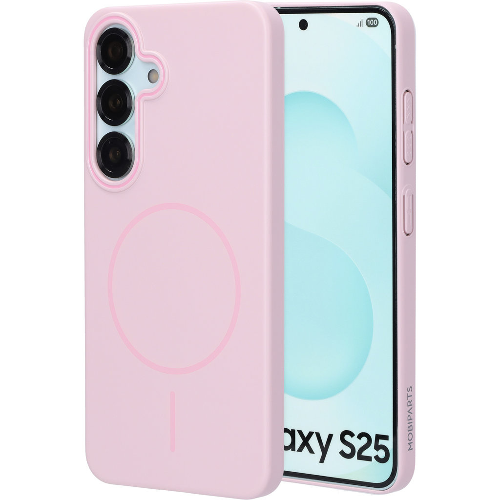 Mobiparts Mobiparts Slim Line Galaxy S25 MagSafe Blush Pink (MP-130330)