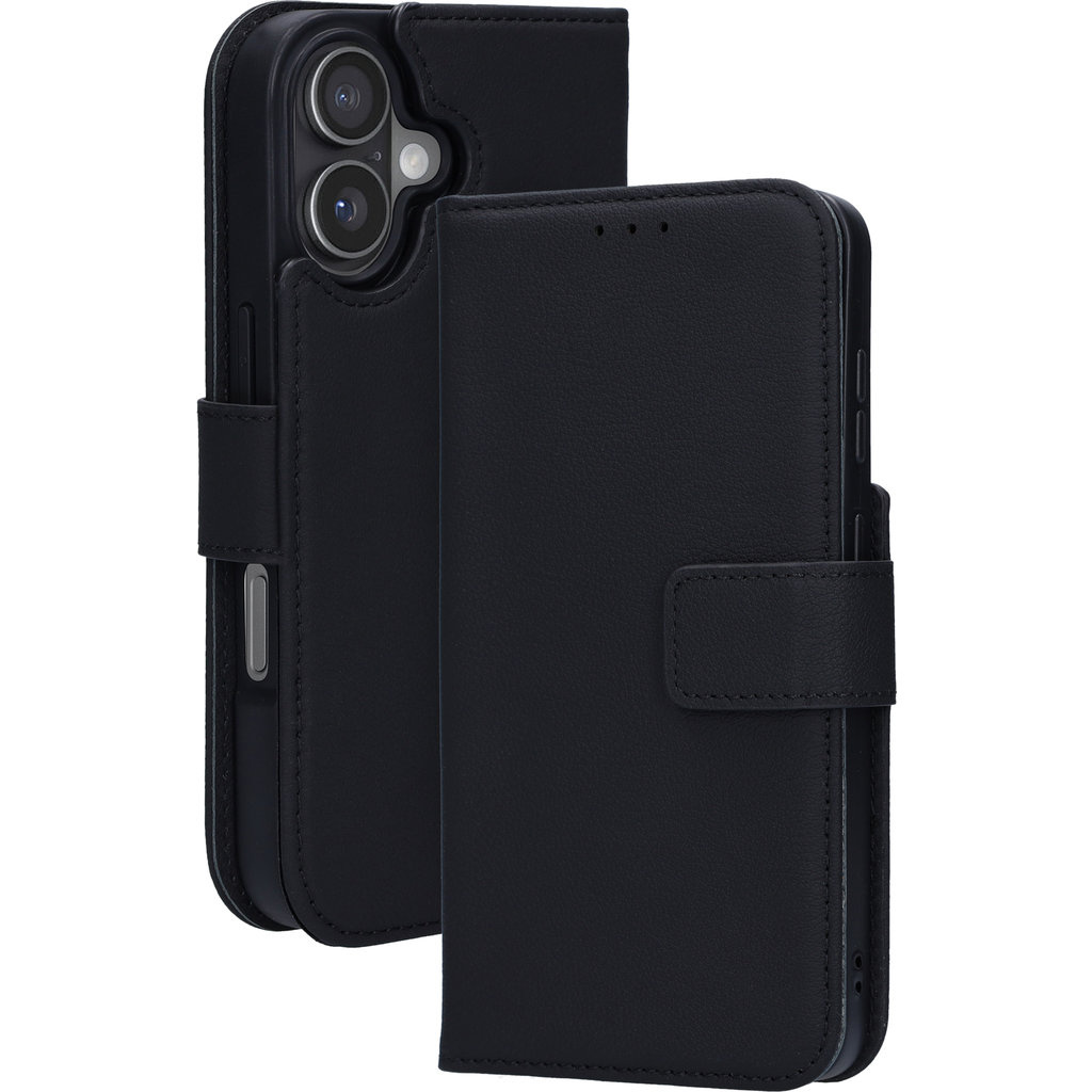 Mobiparts Mobiparts Leather 2 in 1 Wallet Case Apple iPhone 17 Black