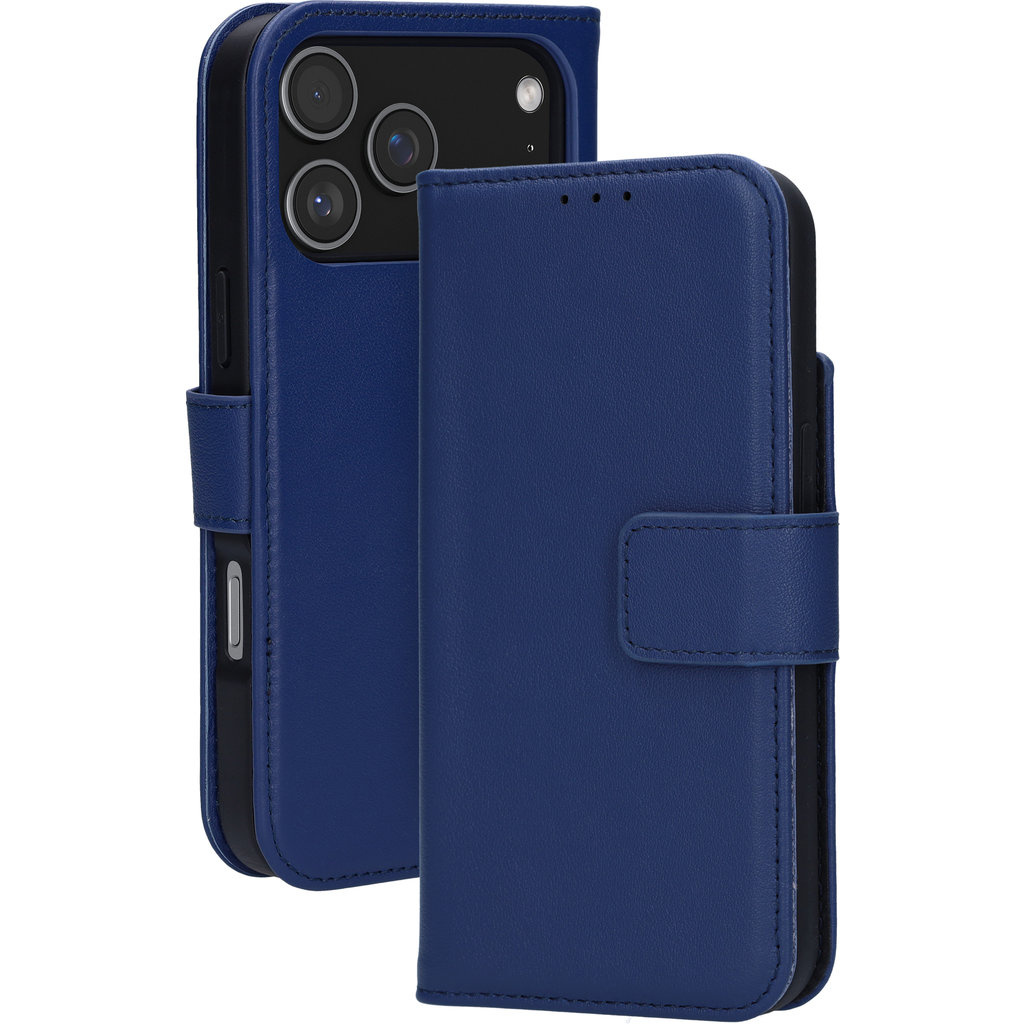 Mobiparts Mobiparts Leather 2-in-1 Wallet iPhone 17 Pro Max Blauw (MP-130621)