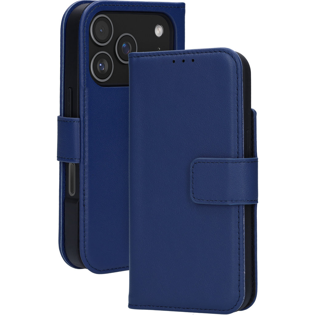 Mobiparts Mobiparts Leather 2-in-1 Wallet iPhone 17 Pro Blauw (MP-130622)