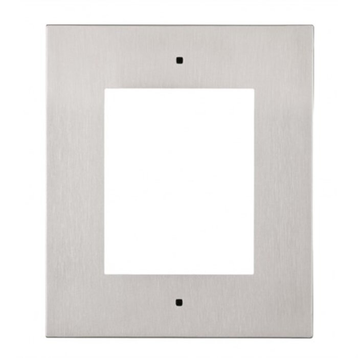 2N 2N Verso Inbouwframe 1 Module Zilver voor Helios IP Verso