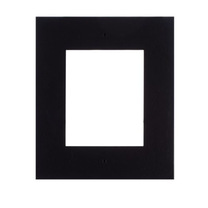 2N 2N Helios IP Verso Inbouwframe 1 module Zwart voor 9155014