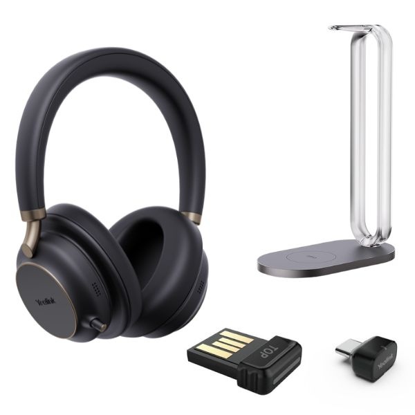 Yealink Yealink BH76 Plus Bluetooth ANC Headset met Draadloos Laadstation