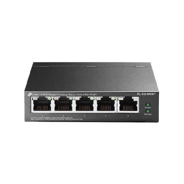 TP-Link TP-Link TL-SG1005P 5-Poort Gigabit Switch met 4x PoE (56W)