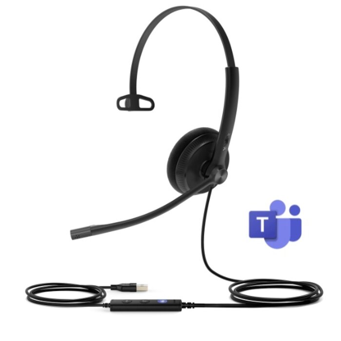 Yealink Yealink UH34 Lite Mono USB-A Headset - Microsoft Teams Gecertificeerd