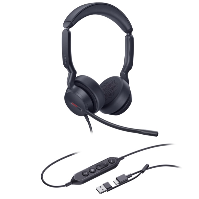 Yealink Yealink UH44 Dual Stereo USB Headset (USB-A & USB-C)
