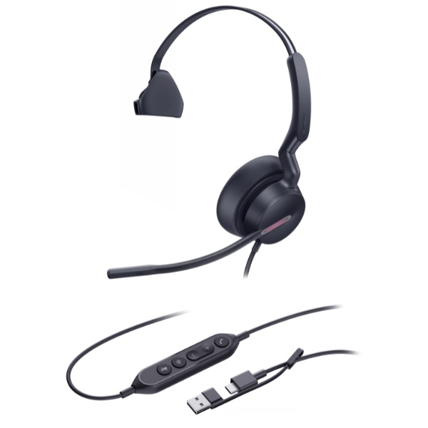 Yealink Yealink UH46 Mono Teams Headset USB-C/A