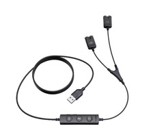 Yealink Yealink USB naar 2x QD Trainingskabel voor Headsets