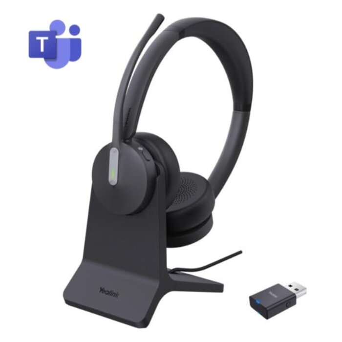 Yealink Yealink WH64 Dual Hybrid Draadloze Headset - DECT & Bluetooth - Teams Gecertificeerd met Laadstation