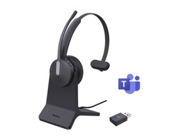 Yealink Yealink WH64 Mono Teams Headset met Oplaadstandaard